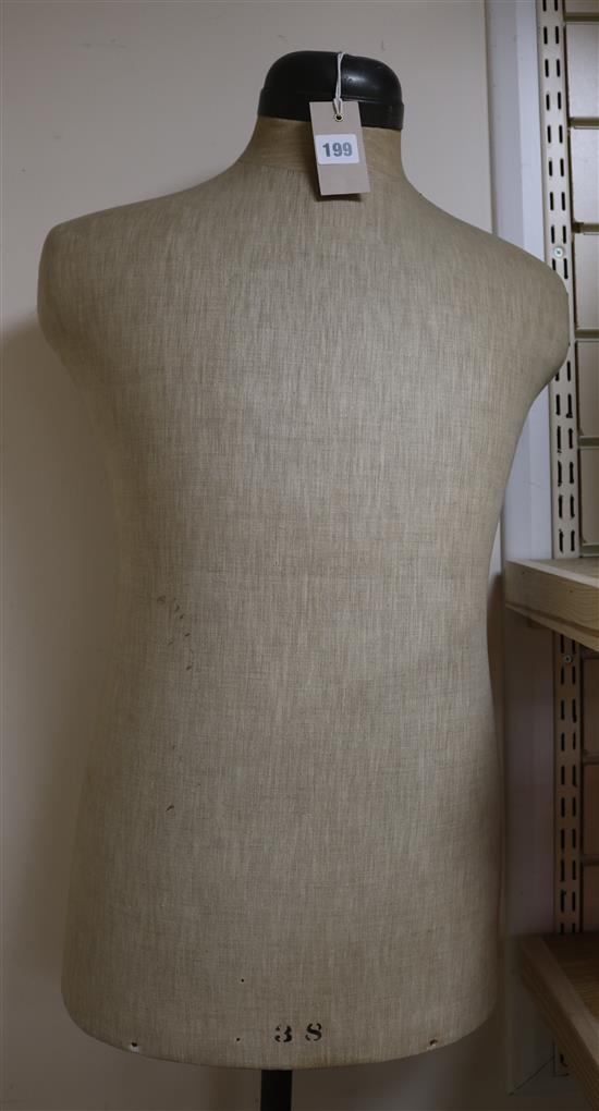 A dressmakers dummy, height 49in.